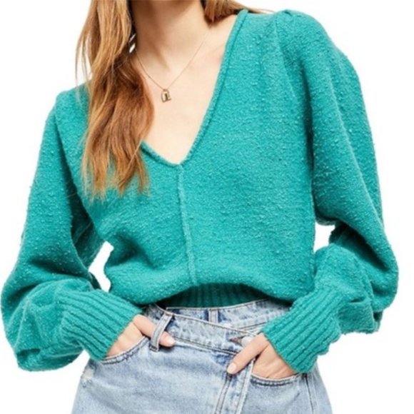 Free People Sweaters - *6.99 Shipping Until Midnight Free People Long Sleeve Textured Pullover Sweater